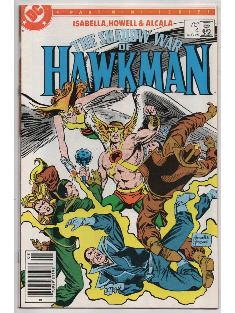 Shadow War of Hawkman 4 DC Comics 1985 VF 8.0 Newsstand Final Issue